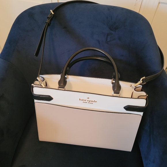 Kate Spade Black and Tan Satchel - Picture 4 of 8